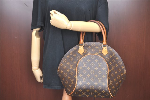 Authentic Louis Vuitton Monogram Ellipse MM Hand Bag M51126 LV H9886