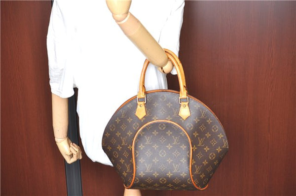 Authentic Louis Vuitton Monogram Ellipse MM Hand Boston Bag M51126 LV H9890