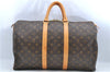 Authentic Louis Vuitton Monogram Keepall 45 Boston Bag M41428 LV H9891