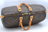 Authentic Louis Vuitton Monogram Keepall 45 Boston Bag M41428 LV H9891