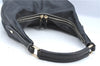 Authentic GUCCI Shoulder Hand Bag Purse Leather 0014288 Black H9894