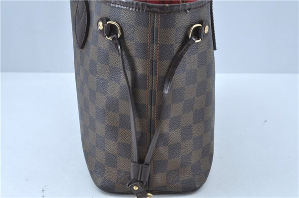 Authentic Louis Vuitton Damier Neverfull PM Shoulder Tote Bag N51109 LV H9896