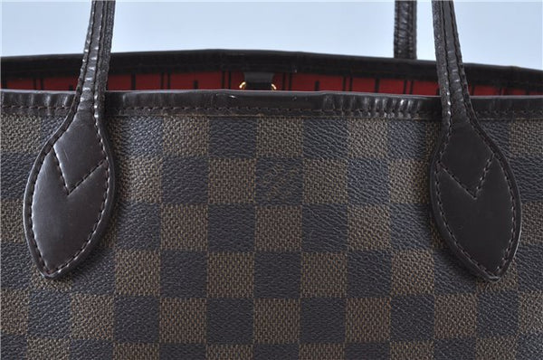 Authentic Louis Vuitton Damier Neverfull PM Shoulder Tote Bag N51109 LV H9896