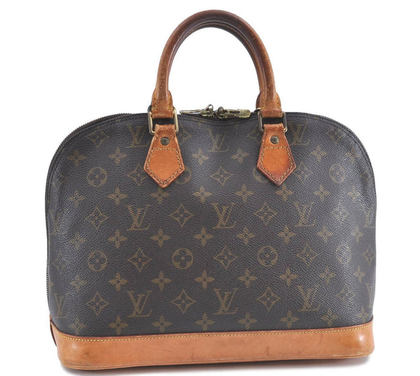 Authentic Louis Vuitton Monogram Alma Hand Bag M51130 LV H9897