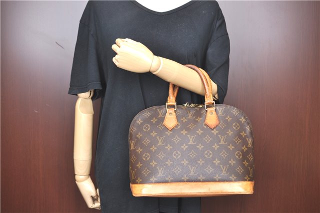 Authentic Louis Vuitton Monogram Alma Hand Bag M51130 LV H9897