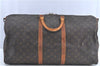 Auth Louis Vuitton Monogram Keepall Bandouliere 55 Boston Bag M41414 LV H9898