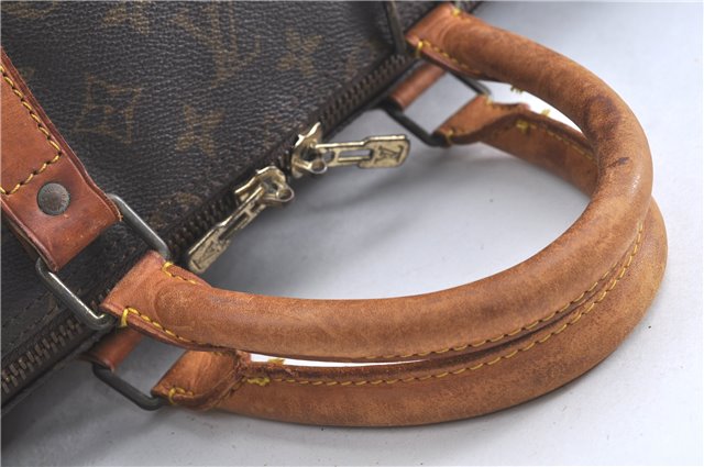 Auth Louis Vuitton Monogram Keepall Bandouliere 55 Boston Bag M41414 LV H9898