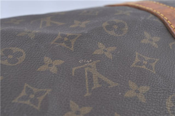 Auth Louis Vuitton Monogram Keepall Bandouliere 55 Boston Bag M41414 LV H9898