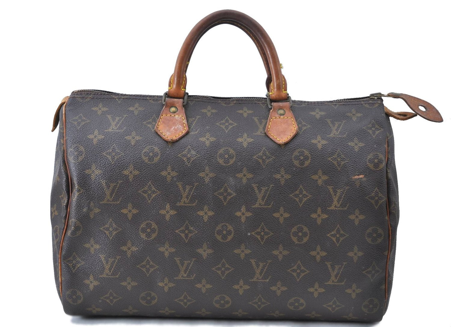 Authentic Louis Vuitton Monogram Speedy 35 Hand Bag Old Model LV H9899