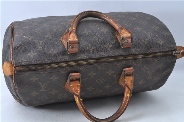 Authentic Louis Vuitton Monogram Speedy 35 Hand Bag Old Model LV H9899