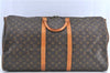 Auth Louis Vuitton Monogram Keepall Bandouliere 60 Boston Bag M41412 LV H9905