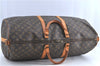 Auth Louis Vuitton Monogram Keepall Bandouliere 60 Boston Bag M41412 LV H9905