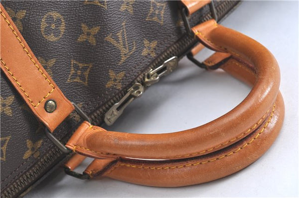 Auth Louis Vuitton Monogram Keepall Bandouliere 60 Boston Bag M41412 LV H9905