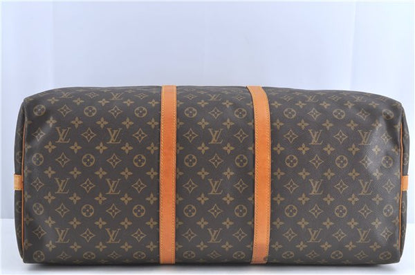 Auth Louis Vuitton Monogram Keepall Bandouliere 60 Boston Bag M41412 LV H9905