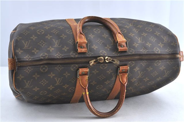 Authentic Louis Vuitton Monogram Keepall 45 Boston Bag M41428 LV H9907