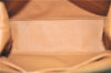 Authentic CELINE Macadam Blason Pattern Pouch Purse PVC Leather Brown H9909