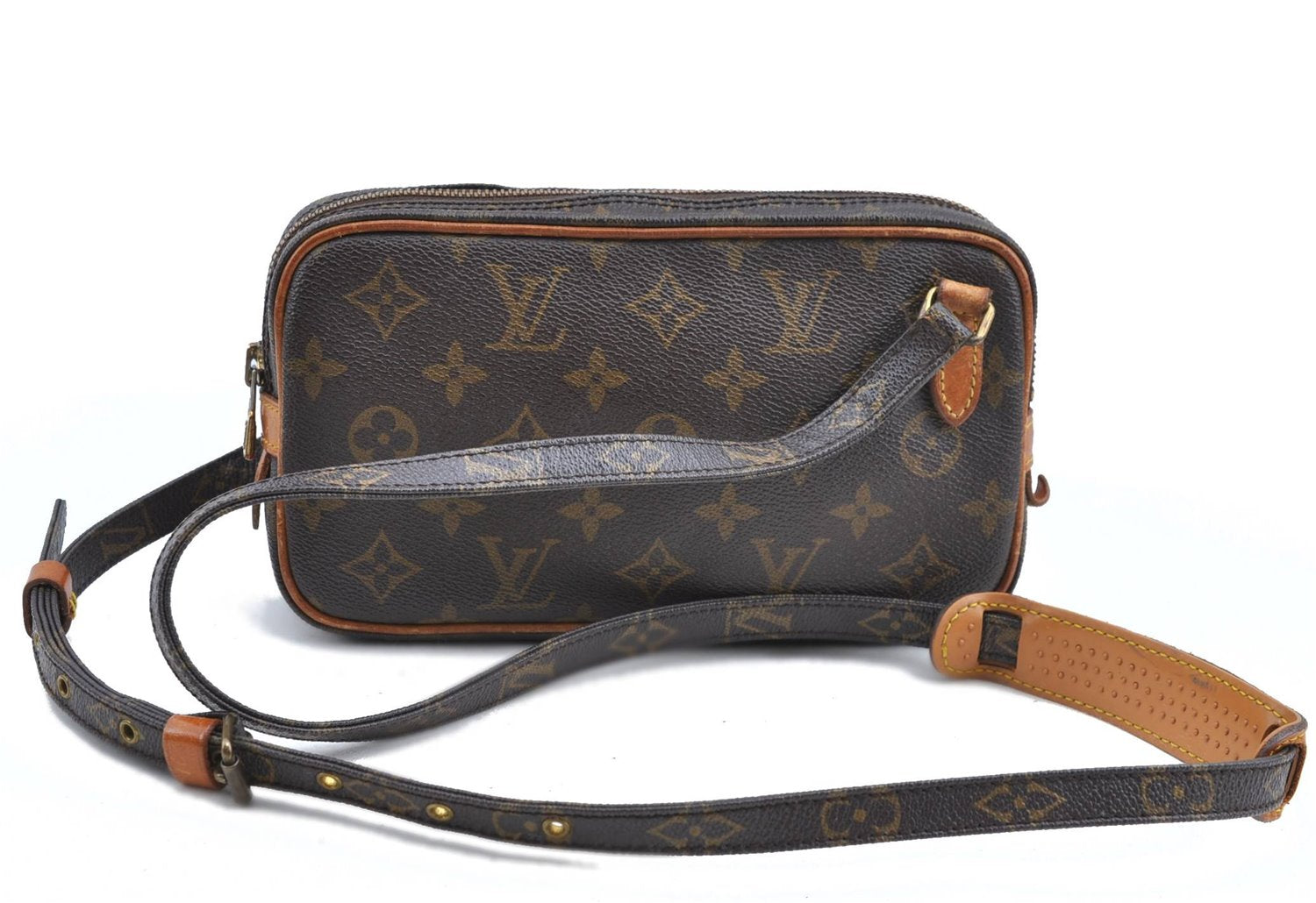 Auth Louis Vuitton Monogram Marly Bandouliere Shoulder Cross Bag M51828 LV H9920