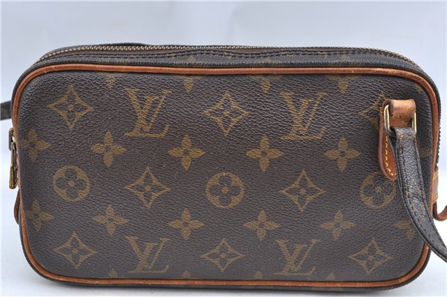 Auth Louis Vuitton Monogram Marly Bandouliere Shoulder Cross Bag M51828 LV H9920