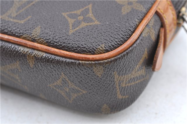 Auth Louis Vuitton Monogram Marly Bandouliere Shoulder Cross Bag M51828 LV H9920
