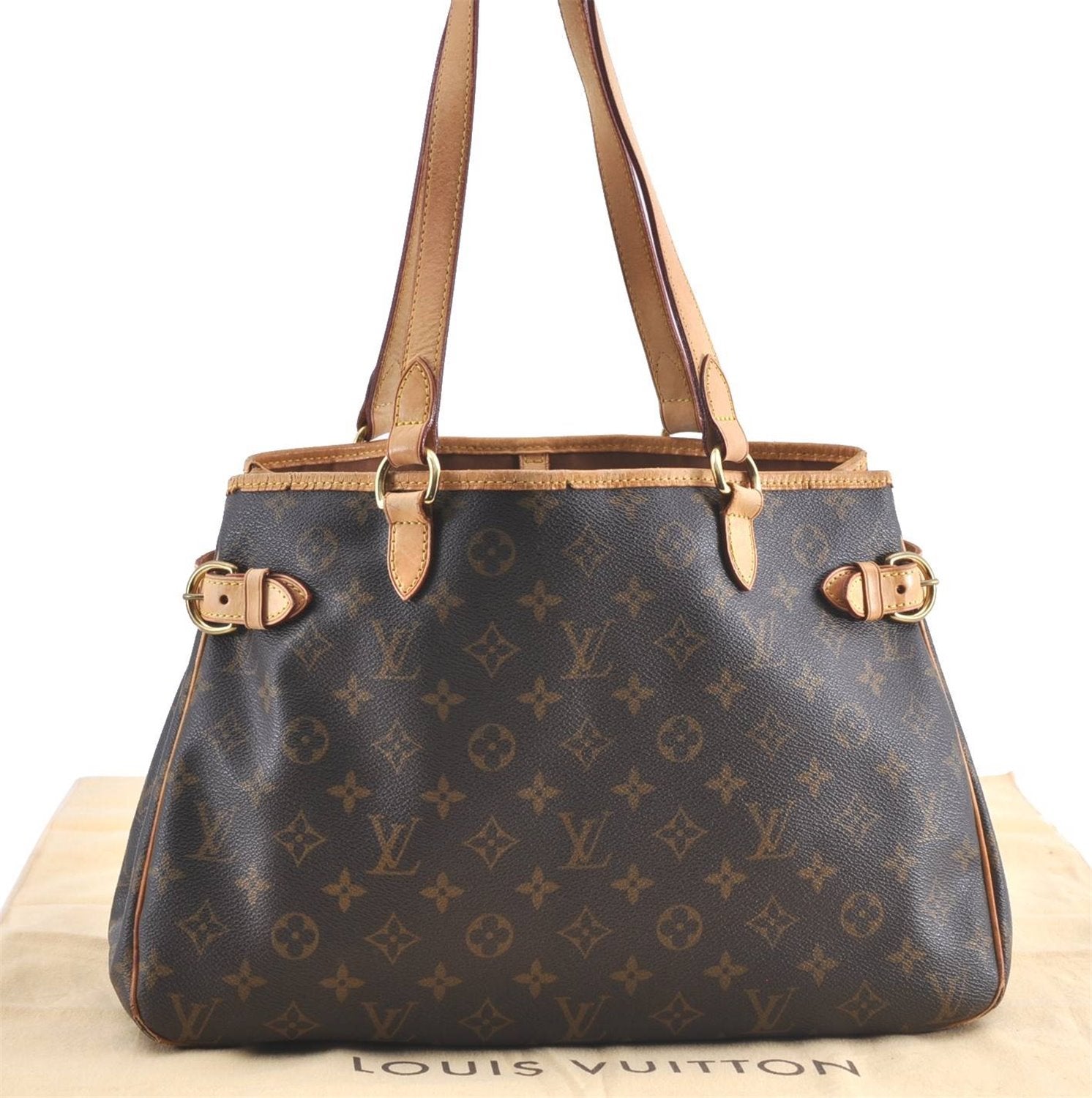 Authentic Louis Vuitton Monogram Batignolles Horizontal Tote Bag M51154 LV H9921