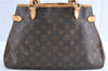 Authentic Louis Vuitton Monogram Batignolles Horizontal Tote Bag M51154 LV H9921