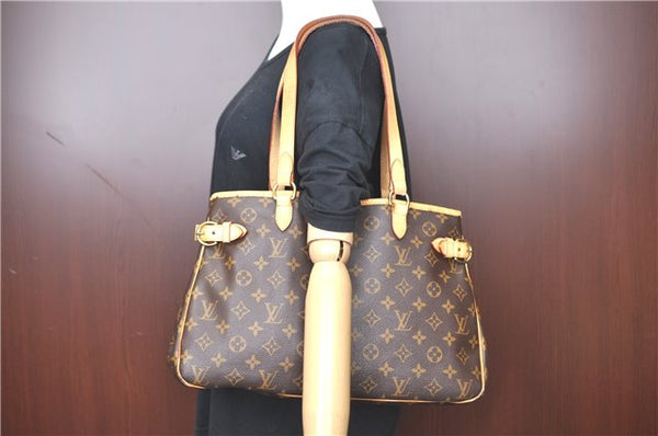 Authentic Louis Vuitton Monogram Batignolles Horizontal Tote Bag M51154 LV H9921