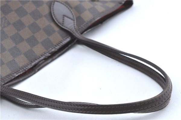 Authentic Louis Vuitton Damier Neverfull MM Tote Bag N51105 LV H9922