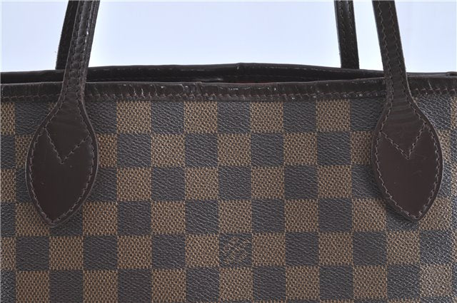 Authentic Louis Vuitton Damier Neverfull MM Tote Bag N51105 LV H9922