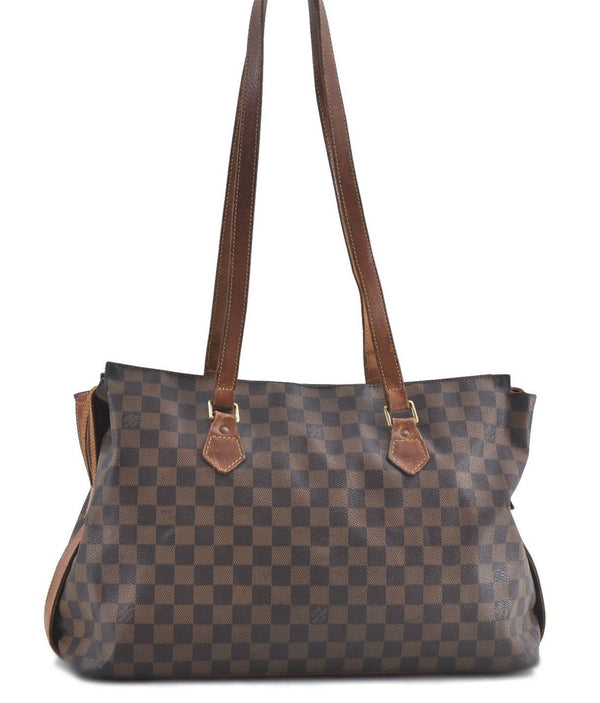 Authentic Louis Vuitton Damier Columbine 100 ANS Shoulder Bag N99037 LV H9923