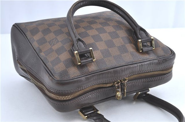 Authentic Louis Vuitton Damier Brera Hand Bag N51150 LV H9936