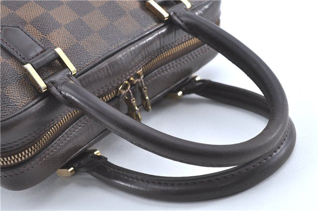 Authentic Louis Vuitton Damier Brera Hand Bag N51150 LV H9936
