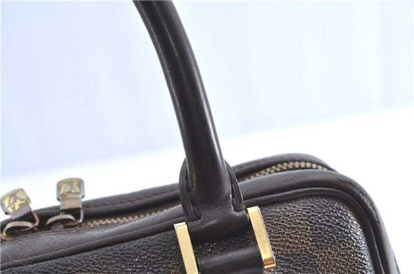 Authentic Louis Vuitton Damier Brera Hand Bag N51150 LV H9936