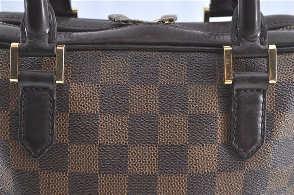 Authentic Louis Vuitton Damier Brera Hand Bag N51150 LV H9936