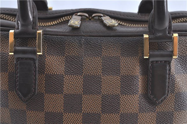 Authentic Louis Vuitton Damier Brera Hand Bag N51150 LV H9936