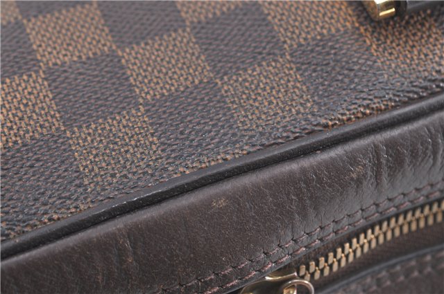 Authentic Louis Vuitton Damier Brera Hand Bag N51150 LV H9936
