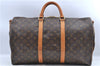 Auth Louis Vuitton Monogram Keepall Bandouliere 50 Boston Bag M41416 LV H9942