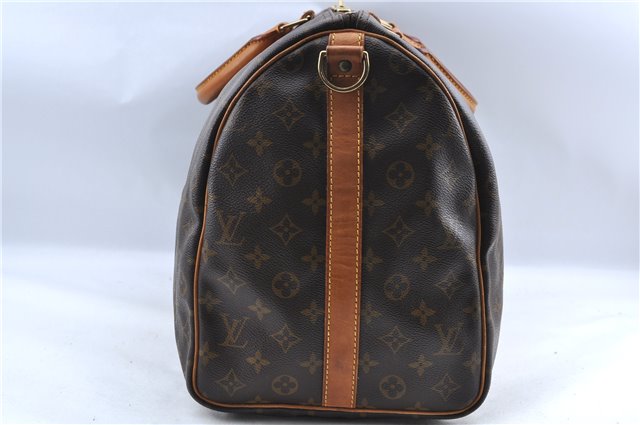 Auth Louis Vuitton Monogram Keepall Bandouliere 50 Boston Bag M41416 LV H9942
