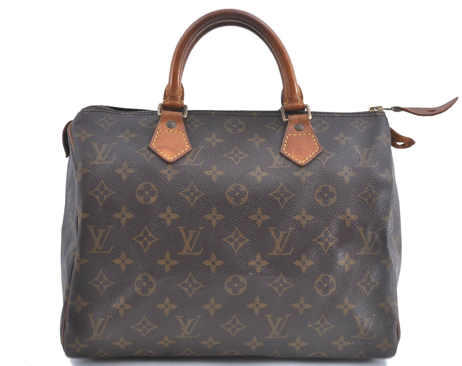 Authentic Louis Vuitton Monogram Speedy 30 Hand Bag M41526 LV H9944