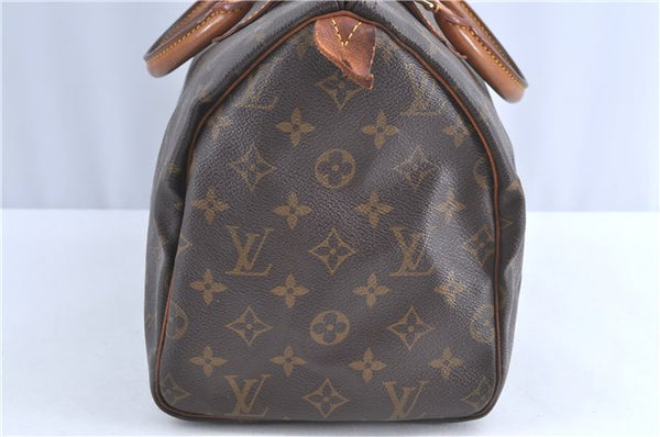 Authentic Louis Vuitton Monogram Speedy 30 Hand Bag M41526 LV H9944