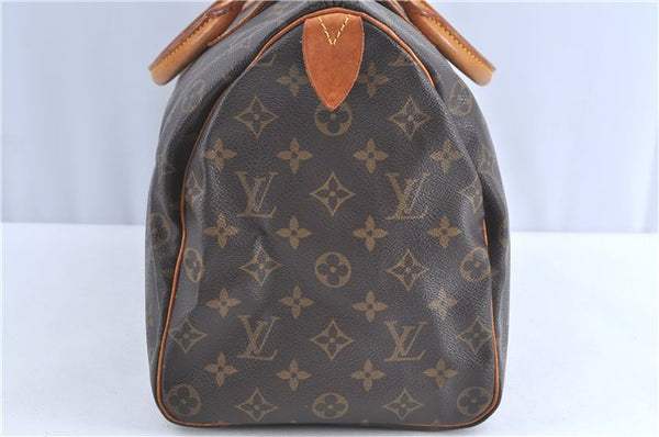 Authentic Louis Vuitton Monogram Speedy 35 Hand Bag M41524 LV H9947