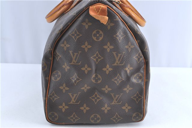 Authentic Louis Vuitton Monogram Speedy 35 Hand Bag M41524 LV H9947