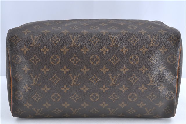 Authentic Louis Vuitton Monogram Speedy 35 Hand Bag M41524 LV H9947