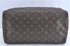 Authentic Louis Vuitton Monogram Speedy 35 Hand Bag M41524 LV H9947