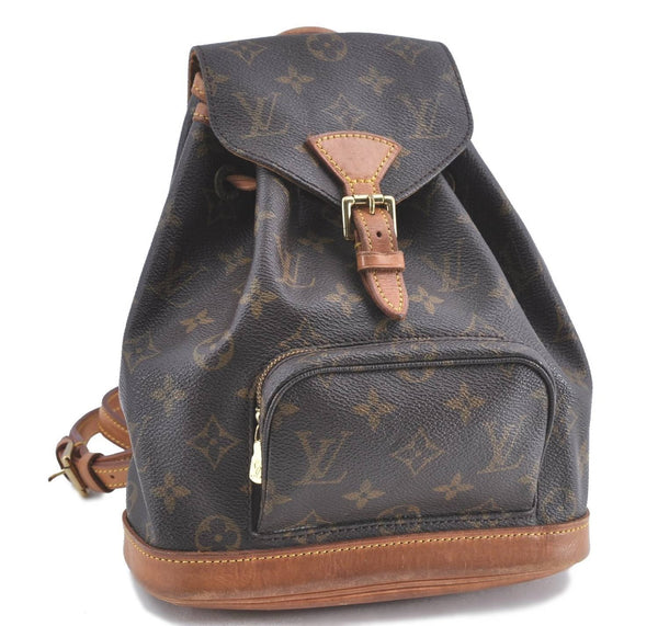 Authentic Louis Vuitton Monogram Montsouris PM Backpack M51137 LV H9948