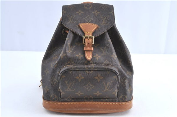 Authentic Louis Vuitton Monogram Montsouris PM Backpack M51137 LV H9948