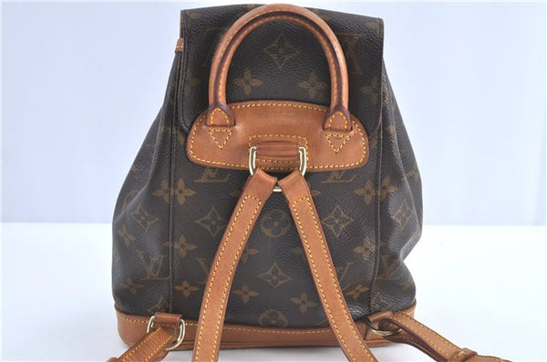 Authentic Louis Vuitton Monogram Montsouris PM Backpack M51137 LV H9948