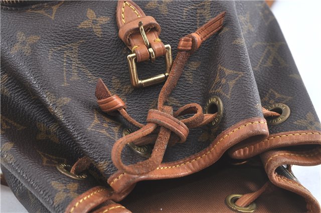 Authentic Louis Vuitton Monogram Montsouris PM Backpack M51137 LV H9948