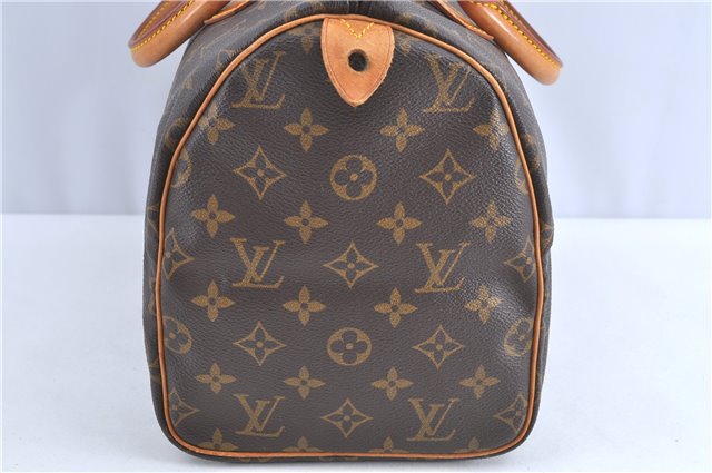 Authentic Louis Vuitton Monogram Speedy 30 Hand Bag M41526 LV H9954