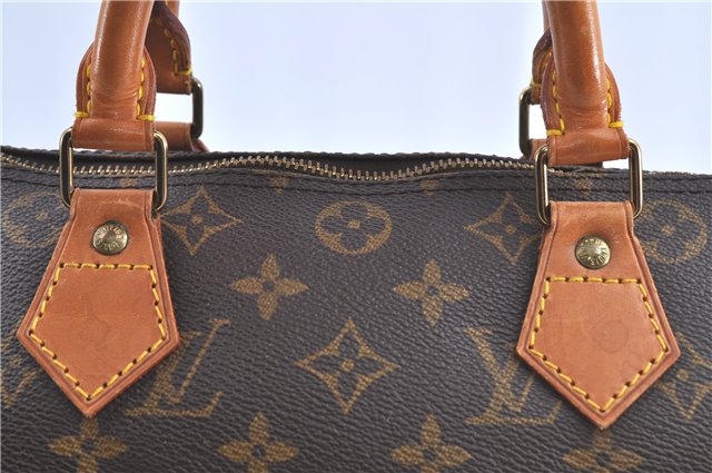 Authentic Louis Vuitton Monogram Speedy 30 Hand Bag M41526 LV H9954