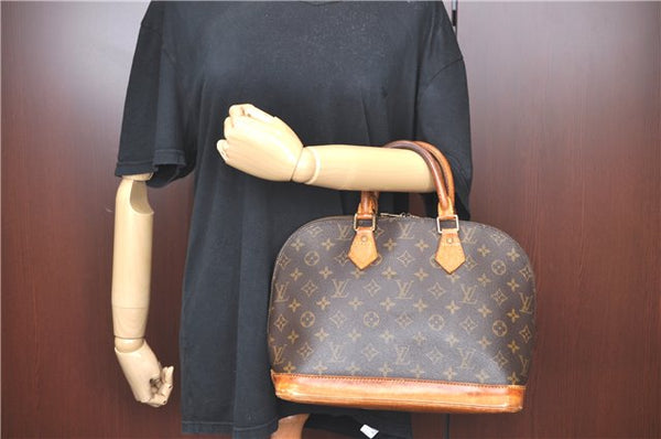 Authentic Louis Vuitton Monogram Alma Hand Bag M51130 LV H9956